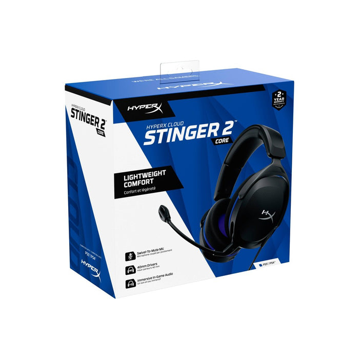 HyperX Cloud Stinger 2 Core Wired Gaming Headset for Playstation 4/5