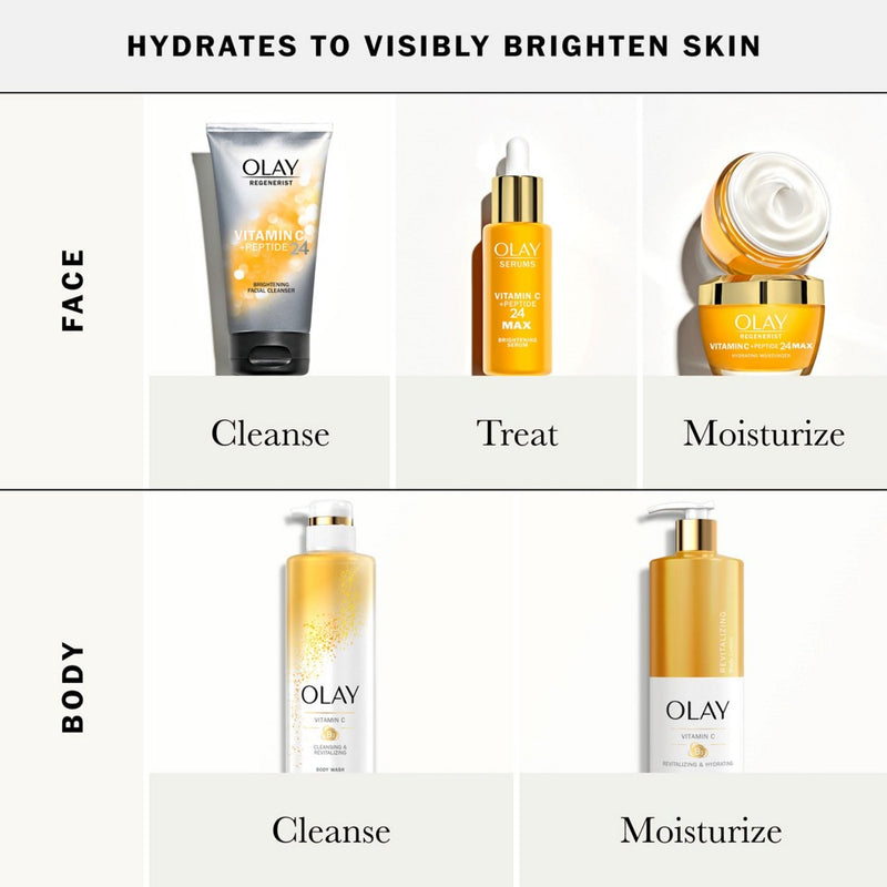 Olay Regenerist Vitamin C + Peptide 24 MAX Face Moisturizer - 1.7oz