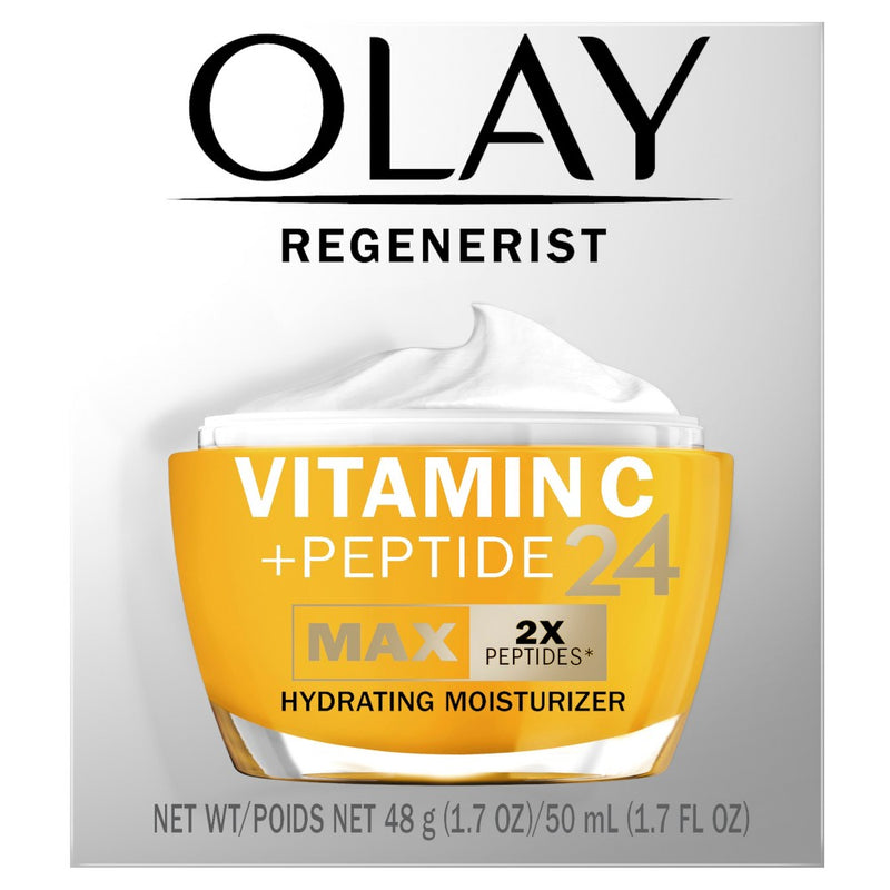 Olay Regenerist Vitamin C + Peptide 24 MAX Face Moisturizer - 1.7oz