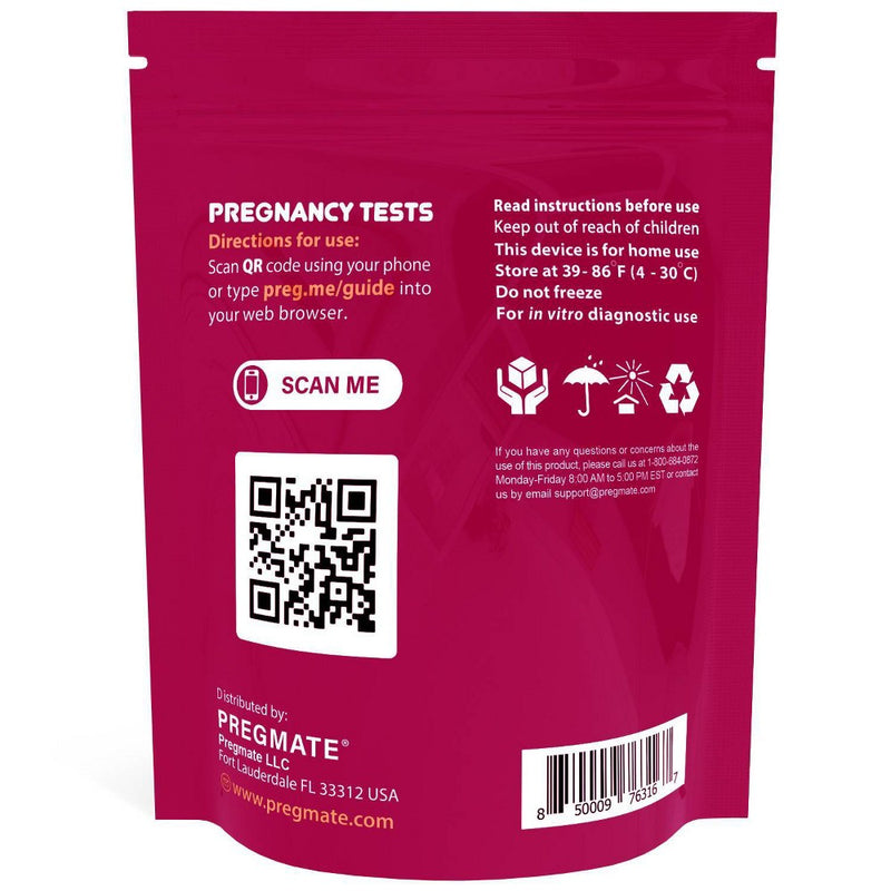Pregmate Pregnancy Test Strips - 50ct