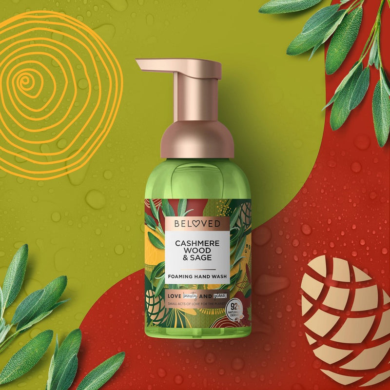 Beloved Cashmere Wood and Sage Foaming Hand Wash - 8 fl oz