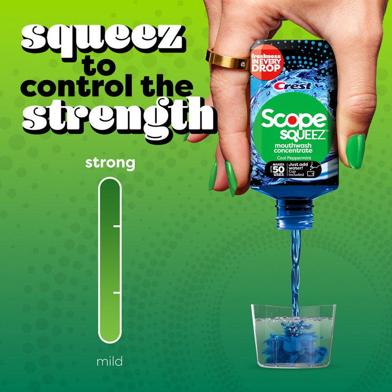 Scope Squeez Mouthwash Concentrate - Cool Peppermint - 1.69 fl oz