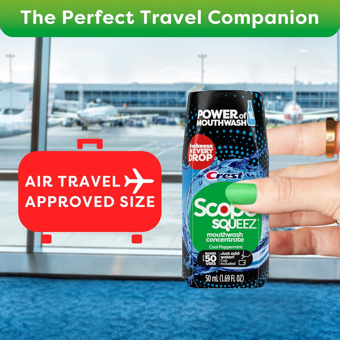 Scope Squeez Mouthwash Concentrate - Cool Peppermint - 1.69 fl oz