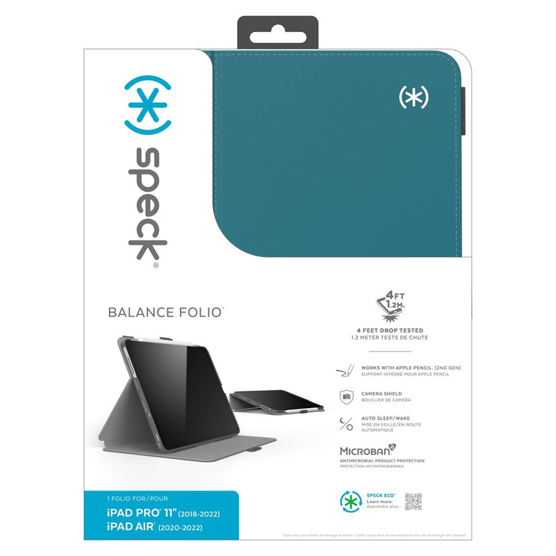 Speck iPad 10.9" Air iPad 11" Pro Balance Folio "R" - Deepsea Teal