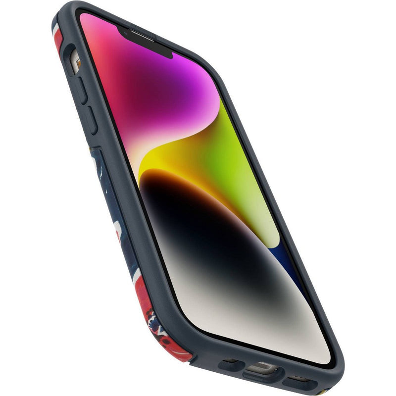 OtterBox Apple iPhone 14/iPhone 13 Otter + Pop Symmetry Series Case - Flowerrama