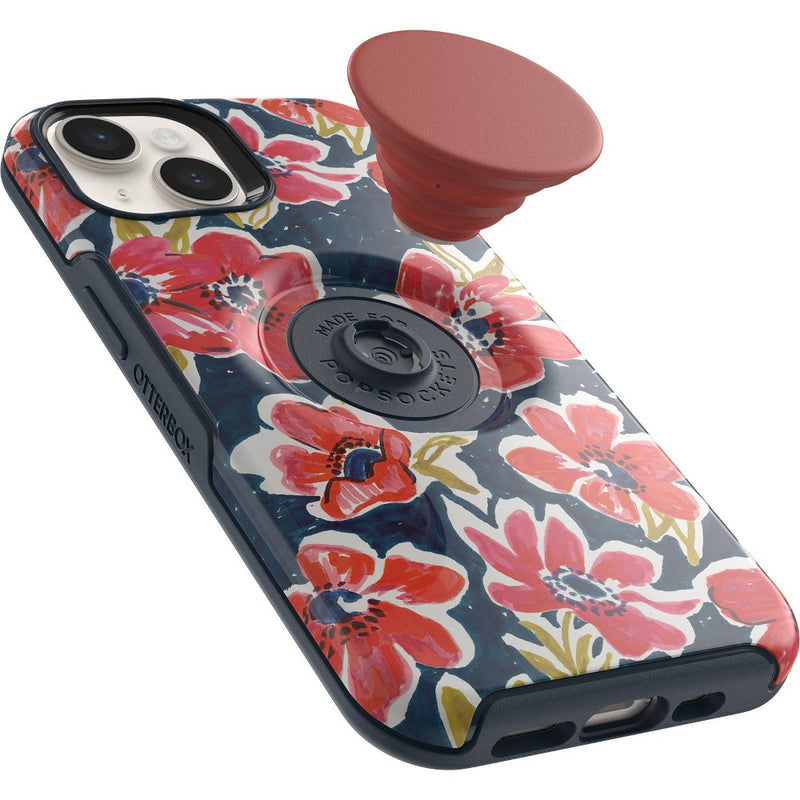 OtterBox Apple iPhone 14/iPhone 13 Otter + Pop Symmetry Series Case - Flowerrama