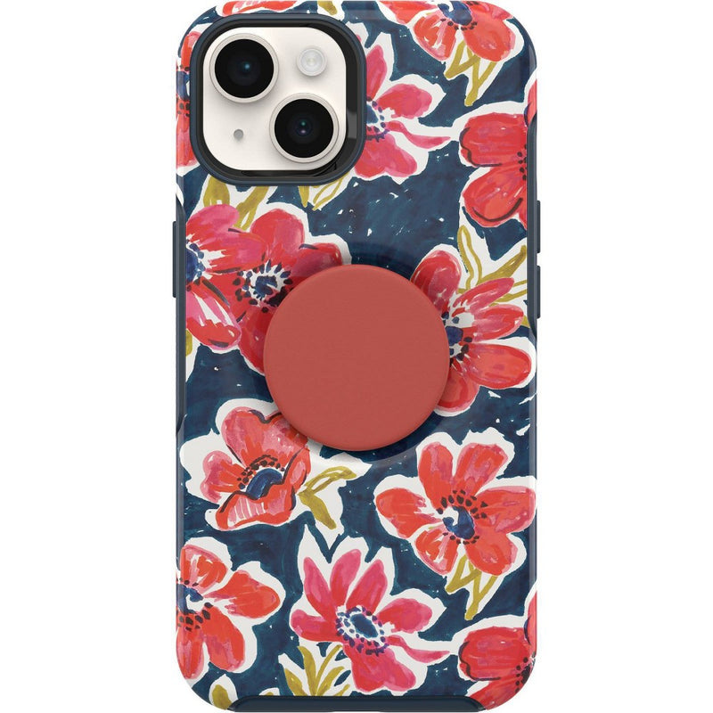 OtterBox Apple iPhone 14/iPhone 13 Otter + Pop Symmetry Series Case - Flowerrama