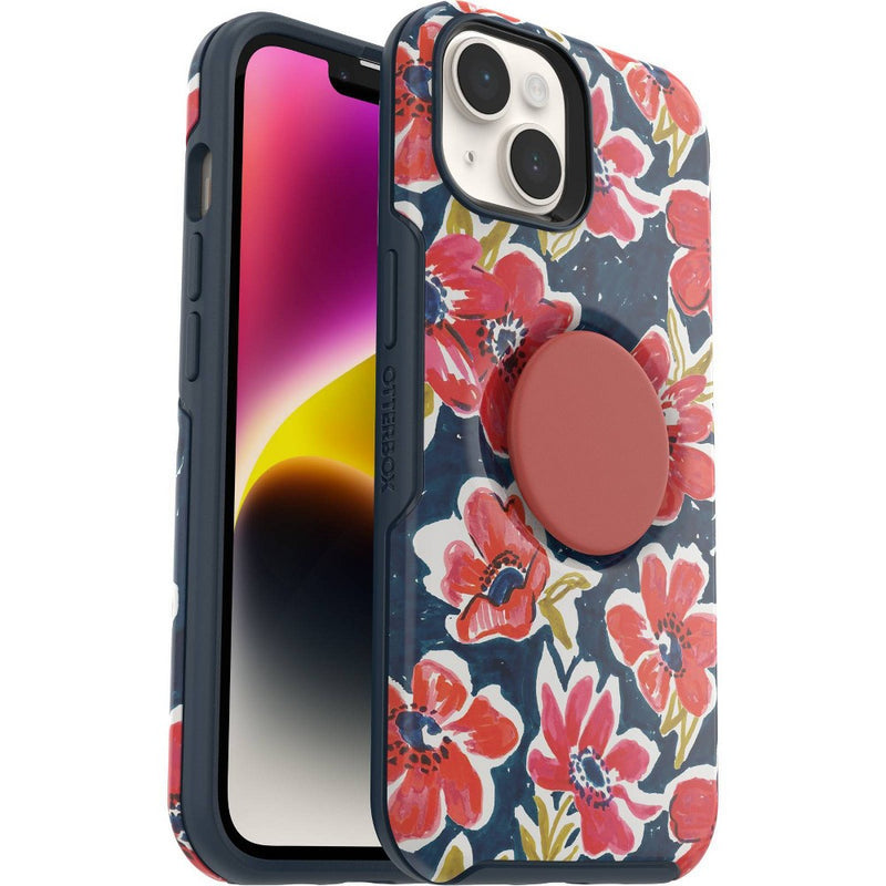 OtterBox Apple iPhone 14/iPhone 13 Otter + Pop Symmetry Series Case - Flowerrama