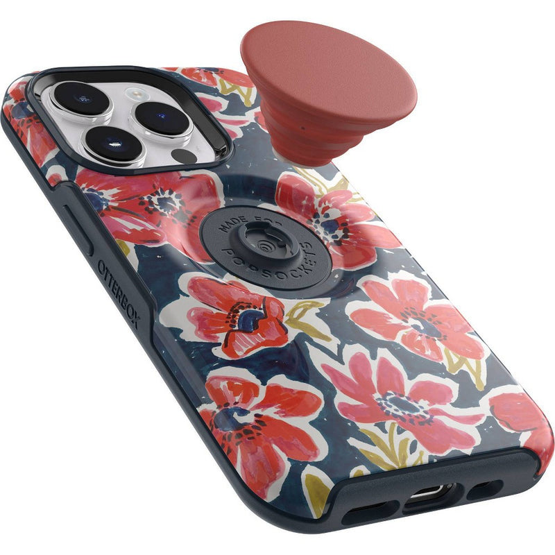 OtterBox Apple iPhone 14 Pro Otter + Pop Symmetry Series Case - Flowerrama
