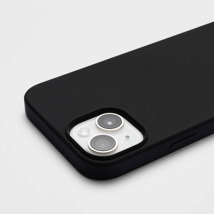 Apple iPhone 14 Plus Magnetic Case - heyday Black Silicone