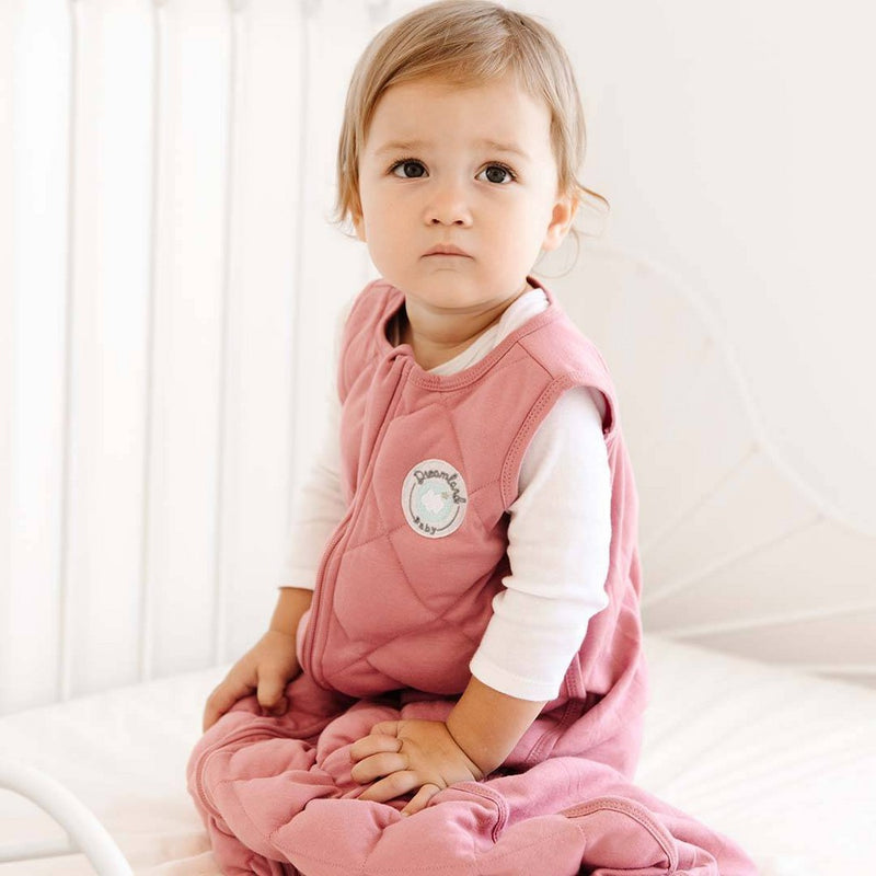 Dreamland Baby Weighted Sleep Sack Wearable Blanket - Pink - L