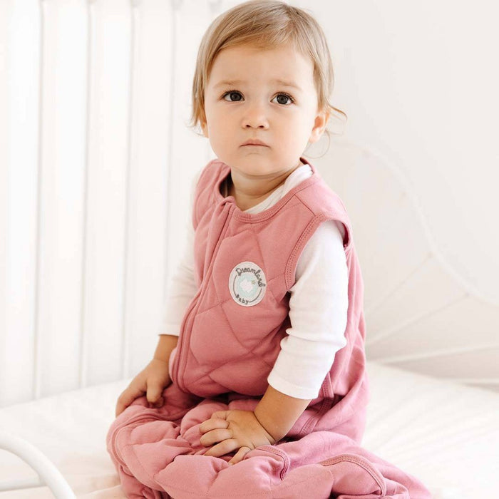 Dreamland Baby Weighted Sleep Sack Wearable Blanket - Pink - L