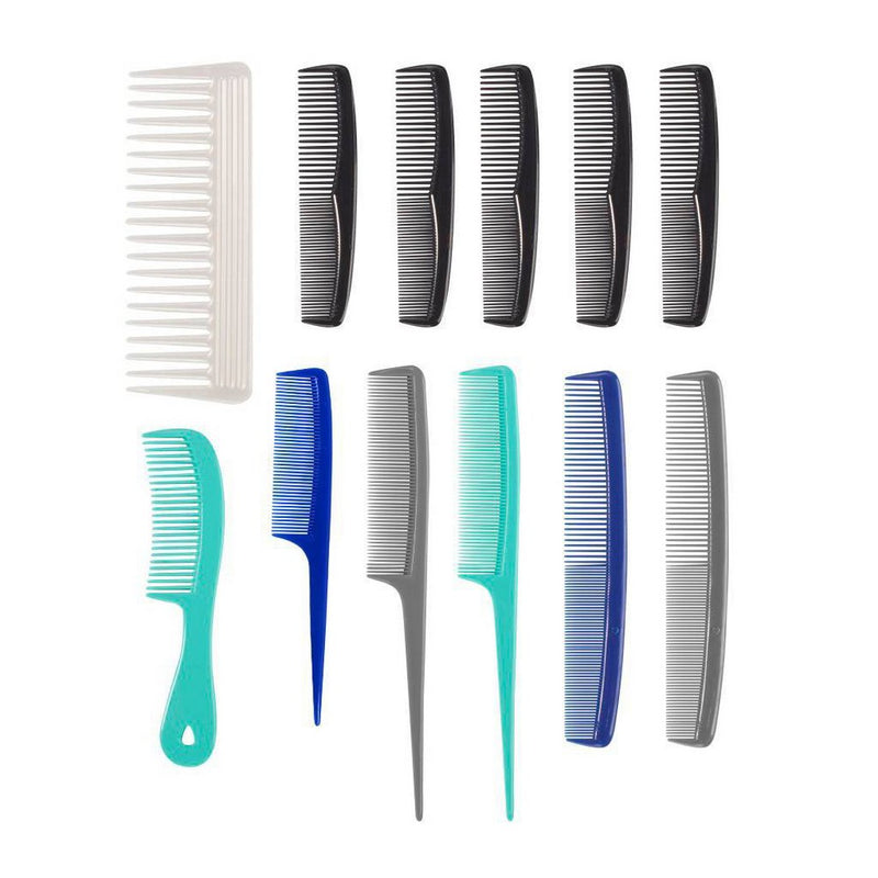 Conair Multipack Combs Made in USA - 12pc