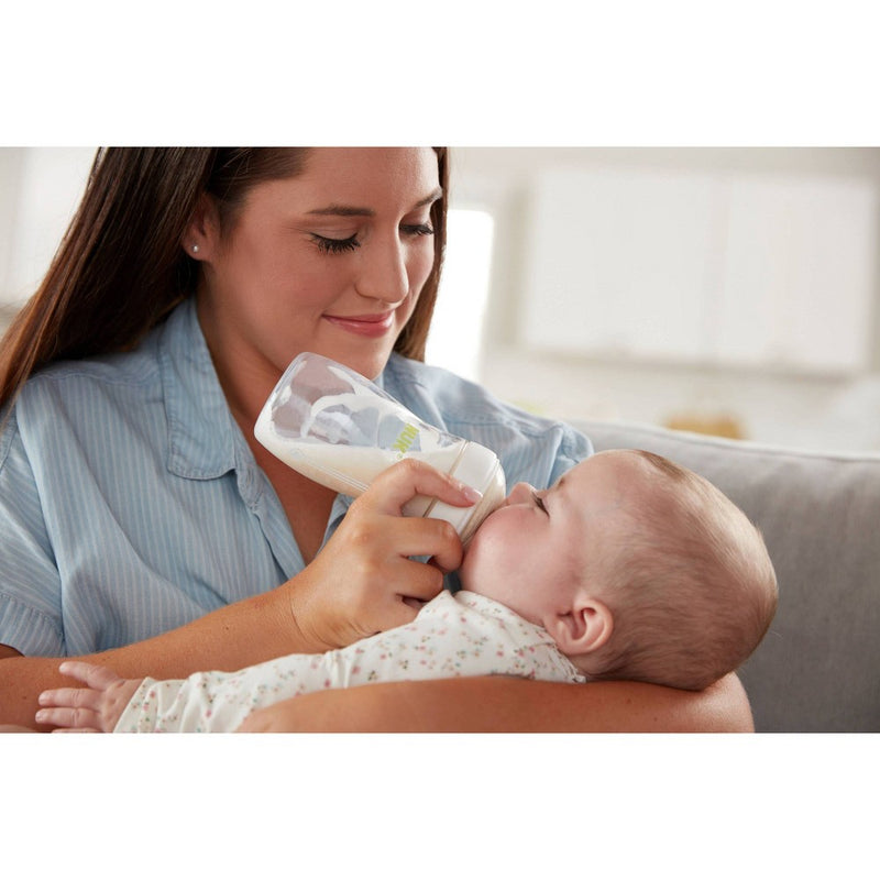NUK Simply Natural Bottle with SafeTemp - Neutral - 9oz