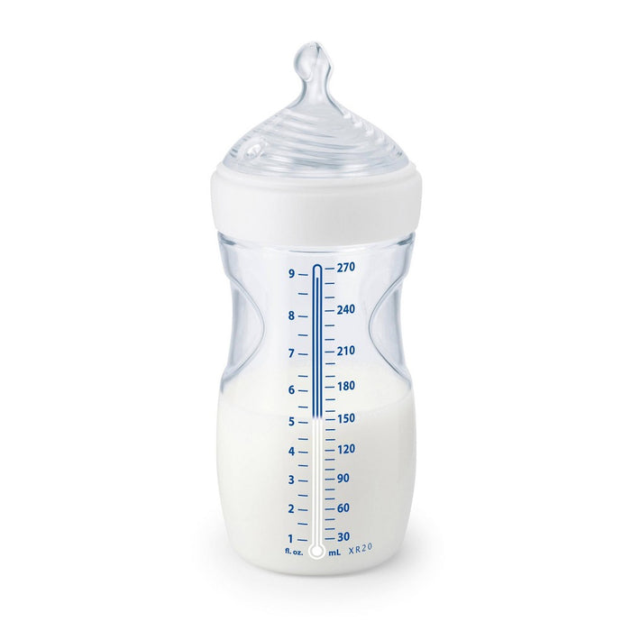NUK Simply Natural Bottle with SafeTemp - Neutral - 9oz