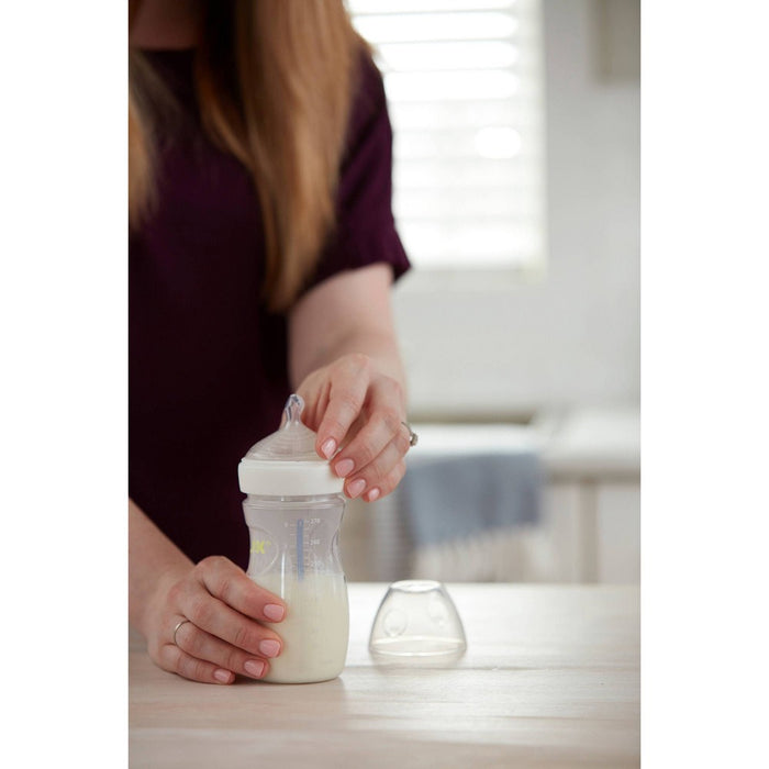 NUK Simply Natural Bottle with SafeTemp - Neutral - 9oz