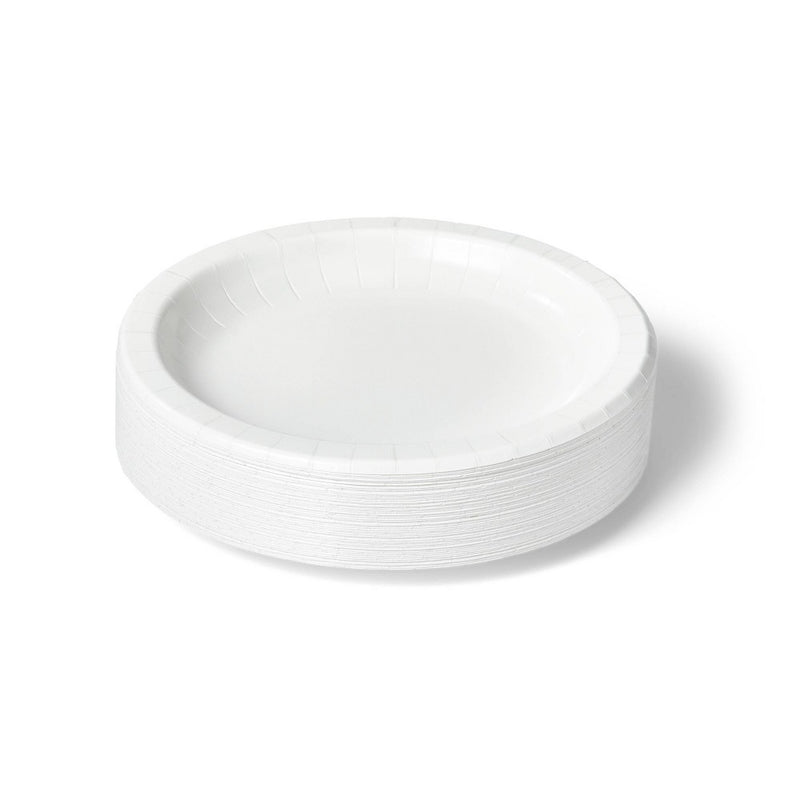 Heavy Duty White Paper Plates 8.5" - 55ct- up & up