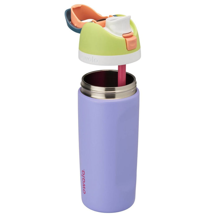 Owala 16oz Kids' Free Sip Stainless Steel Water Bottle - Retro Boardwalk