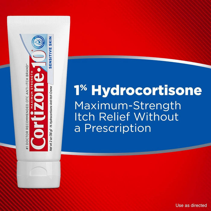 Cortizone-10 Sensitive Natural Skin Cream - 2 oz