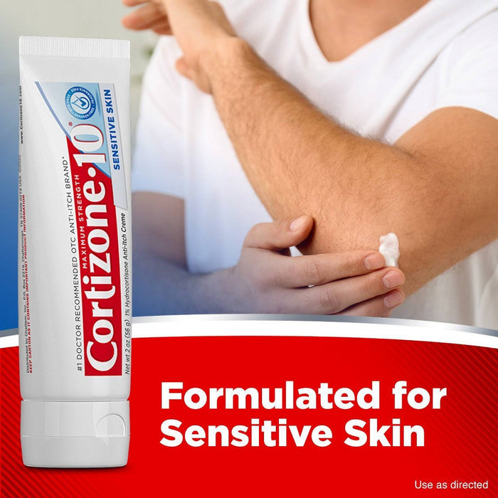 Cortizone-10 Sensitive Natural Skin Cream - 2 oz