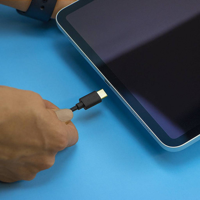 Just Wireless 4' TPU Type-C to USB-A Cable - Black