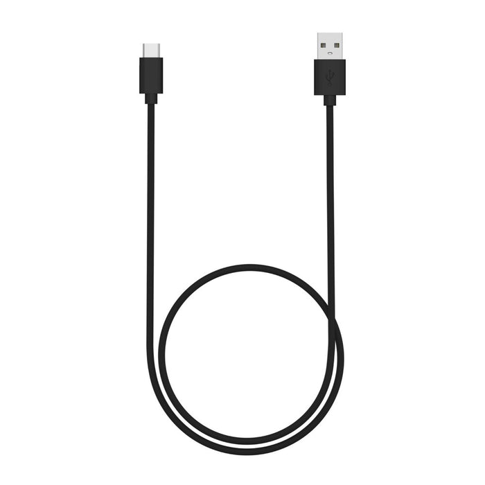 Just Wireless 4' TPU Type-C to USB-A Cable - Black