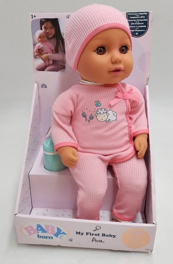 BABY Born My First Baby Doll Ava - Light Brown Eyes