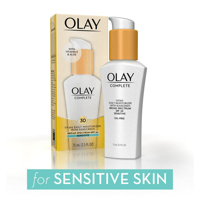Olay Complete Lotion Moisturizer - Sensitive Skin - SPF 30 - 2.5 fl oz (EXP 09/2025)