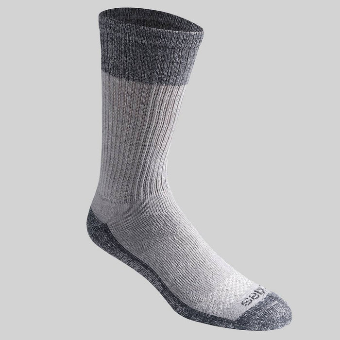 Dickies Men's Dri-Tech Moisture Control Crew Socks - Gray 6-12