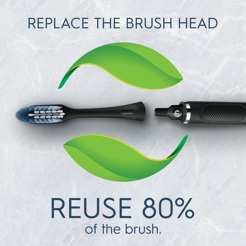 Oral-B Clic Toothbrush Ultimate Clean Replacement Brush Heads Black - 2ct - Soft