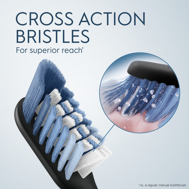 Oral-B Clic Toothbrush Ultimate Clean Replacement Brush Heads Black - 2ct - Soft