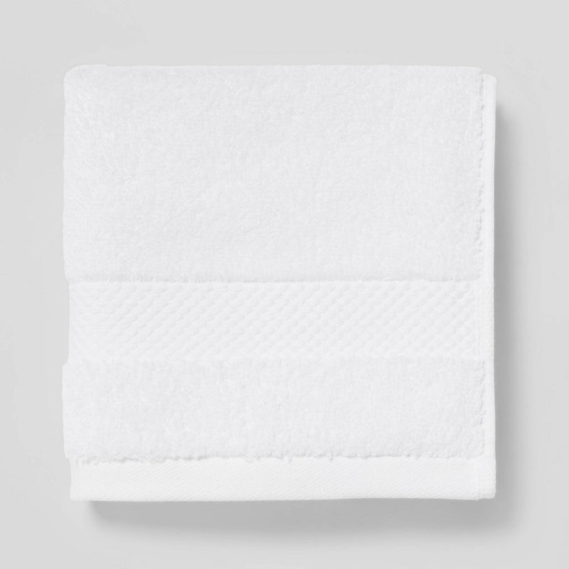 4pc Performance Plus Washcloths White - Threshold