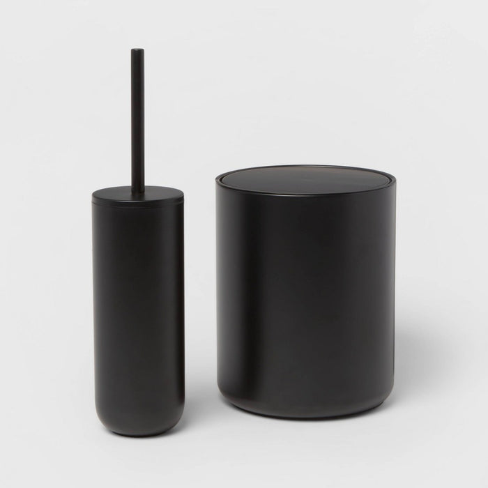 Metal Bowl Brush Black - Threshold