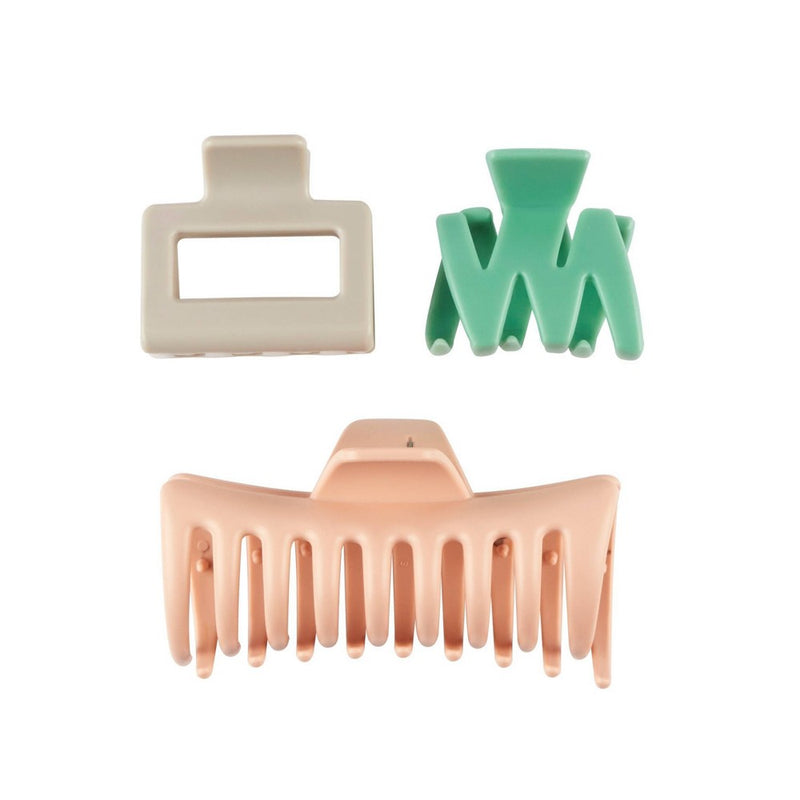 scunci Jaw Hair Clips - 3ct