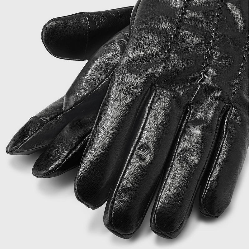 Men's Basic Triple Trim Touch Dress Gloves - Goodfellow & Co Black S/M