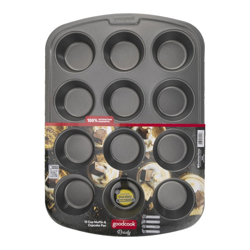 GoodCook Ready Nonstick 12 Cup Muffin Pan