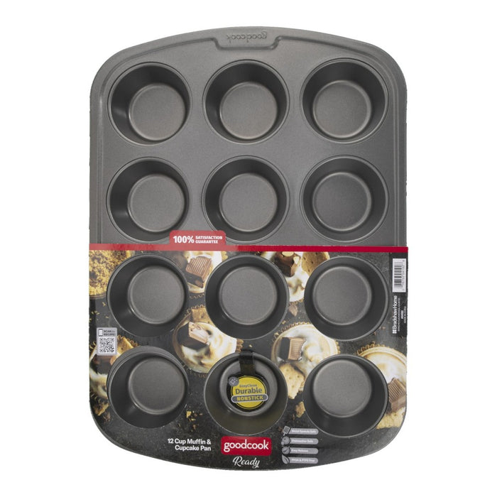GoodCook Ready Nonstick 12 Cup Muffin Pan