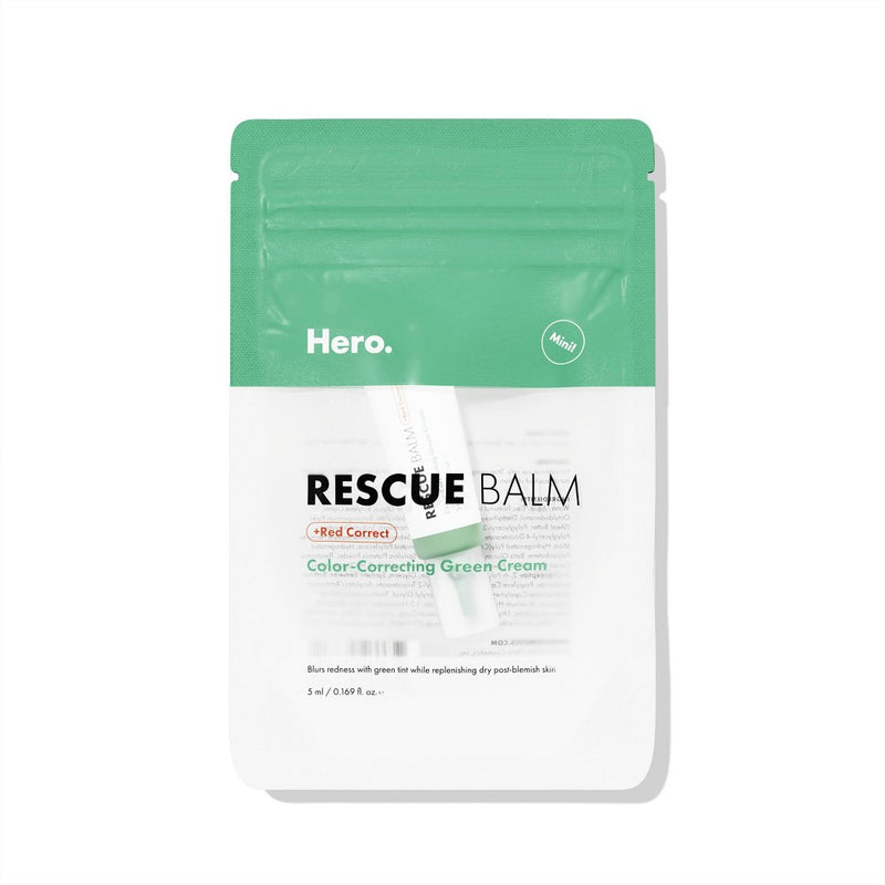 Hero Cosmetics 5ml Rescue Balm +Red Correct Mini - 0.17 fl oz