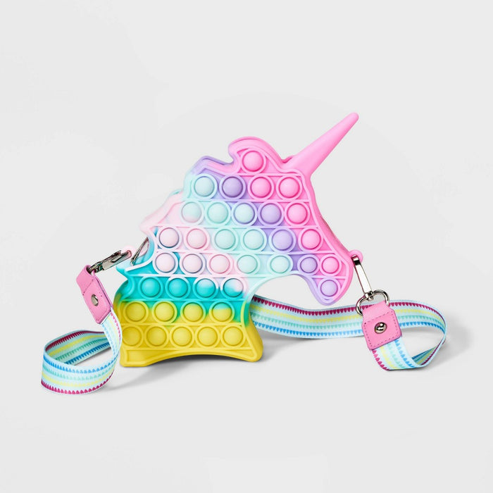 Girls' Unicorn Pop It Crossbody Bag - Cat & Jack