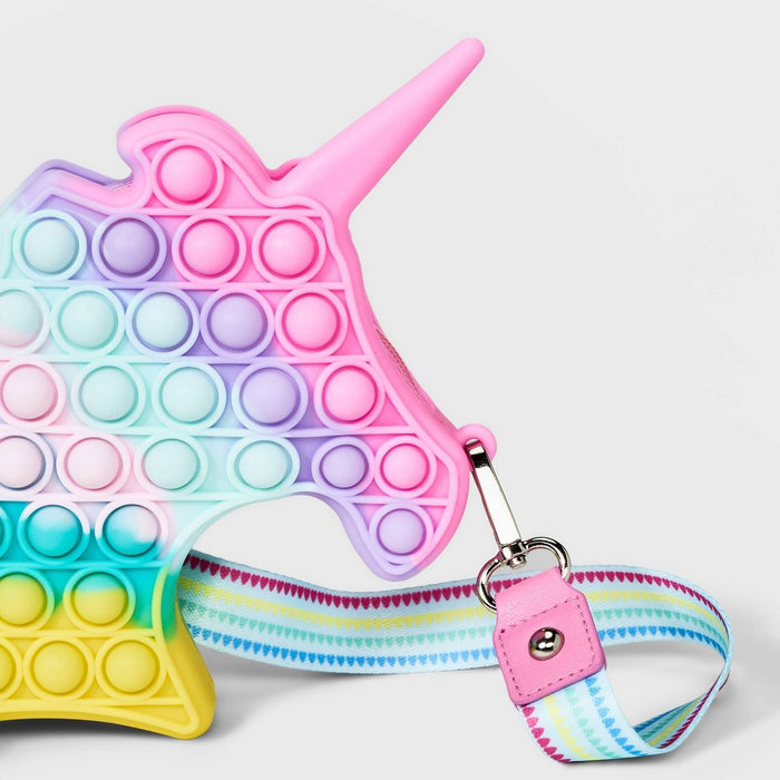 Girls' Unicorn Pop It Crossbody Bag - Cat & Jack
