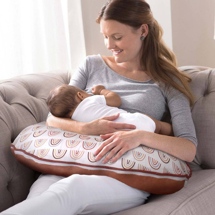 Boppy Nursing Pillow Cover Organic Spice Rainbow