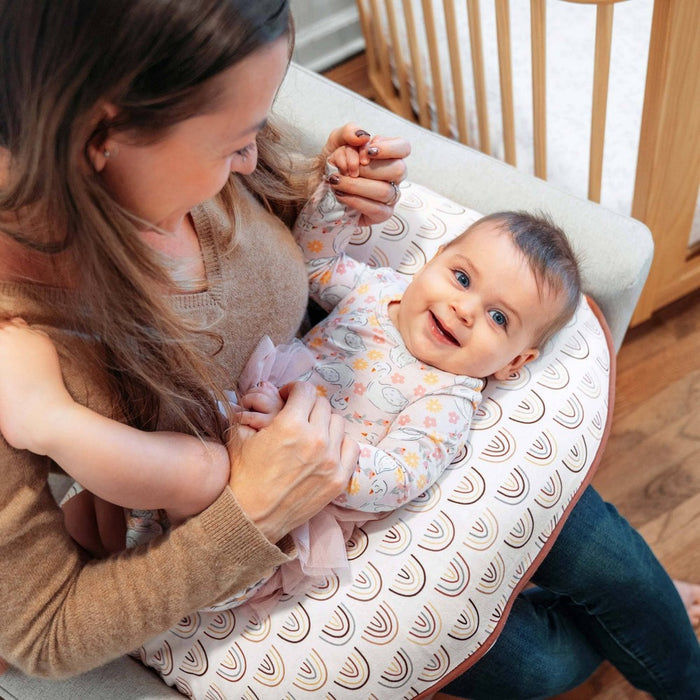 Boppy Nursing Pillow Cover Organic Spice Rainbow