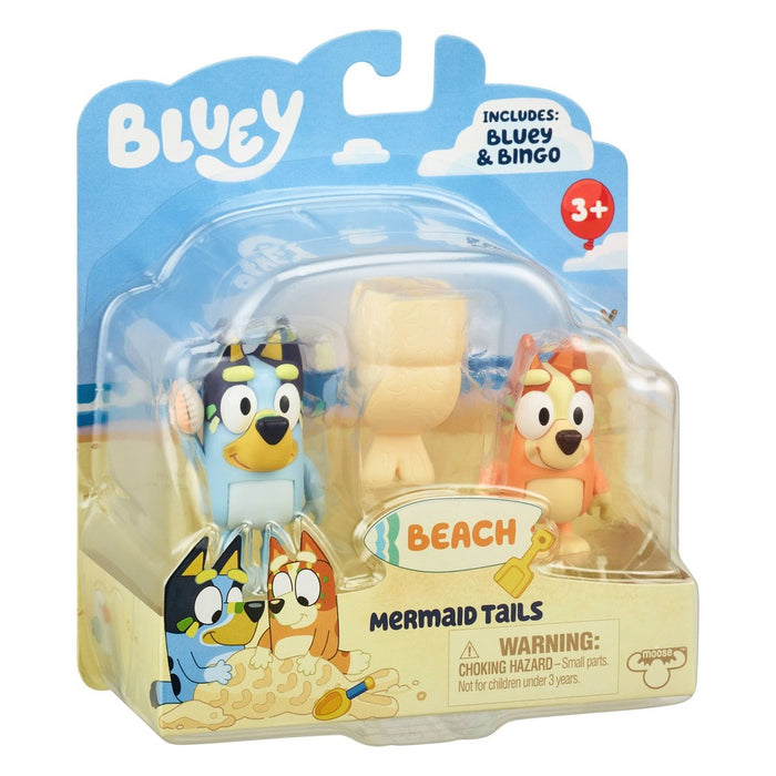 Bluey Mermaid Mini Figures - 2pk
