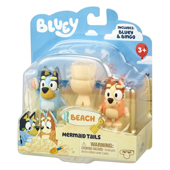 Bluey Mermaid Mini Figures - 2pk