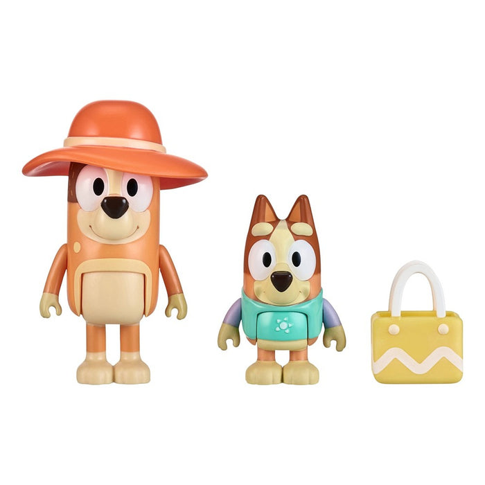 Bluey Beach Mini Figures - 2pk