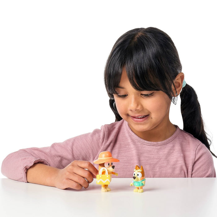 Bluey Beach Mini Figures - 2pk