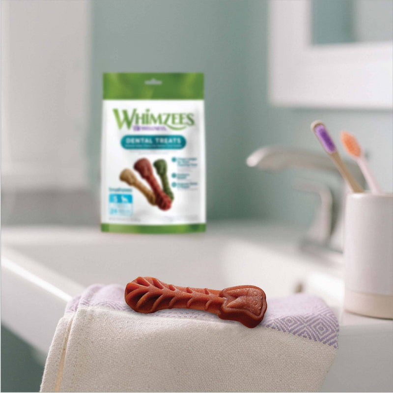 WHIMZEES by Wellness Small Value Bag Dental Chew Dog Treat with Vegetable Flavor - 12.7oz