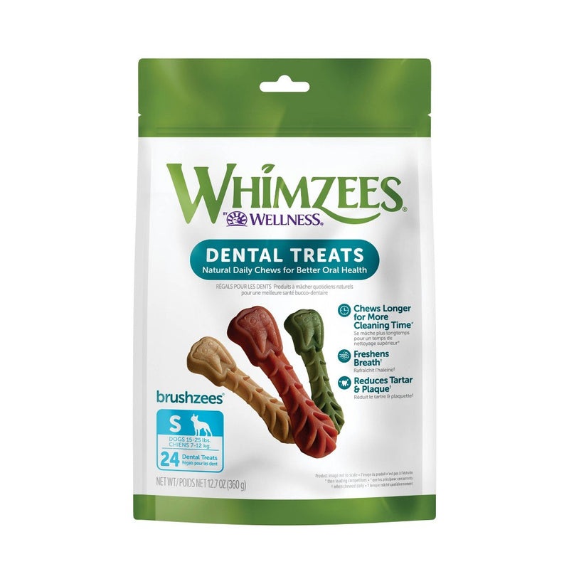 WHIMZEES by Wellness Small Value Bag Dental Chew Dog Treat with Vegetable Flavor - 12.7oz