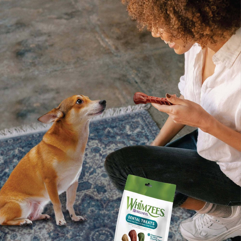 WHIMZEES by Wellness Small Value Bag Dental Chew Dog Treat with Vegetable Flavor - 12.7oz