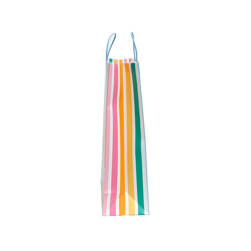 Jumbo Gift Bag with Stripes - Spritz (LOCAL PICKUP ONLY)